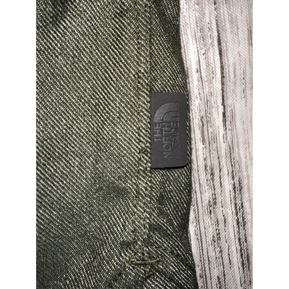 The North Face Green‎ Flannel Long Sleeve Button Down Shirt Mens X-Large Hiking